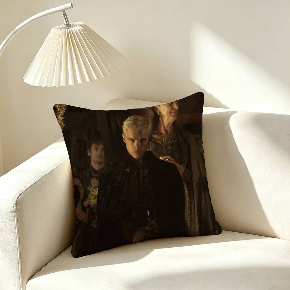 A-Aerion Targaryen Brightflame Square Double-Sided printed Pillow Case Bedroom Bedside Pillow Sofa Cushion Cover