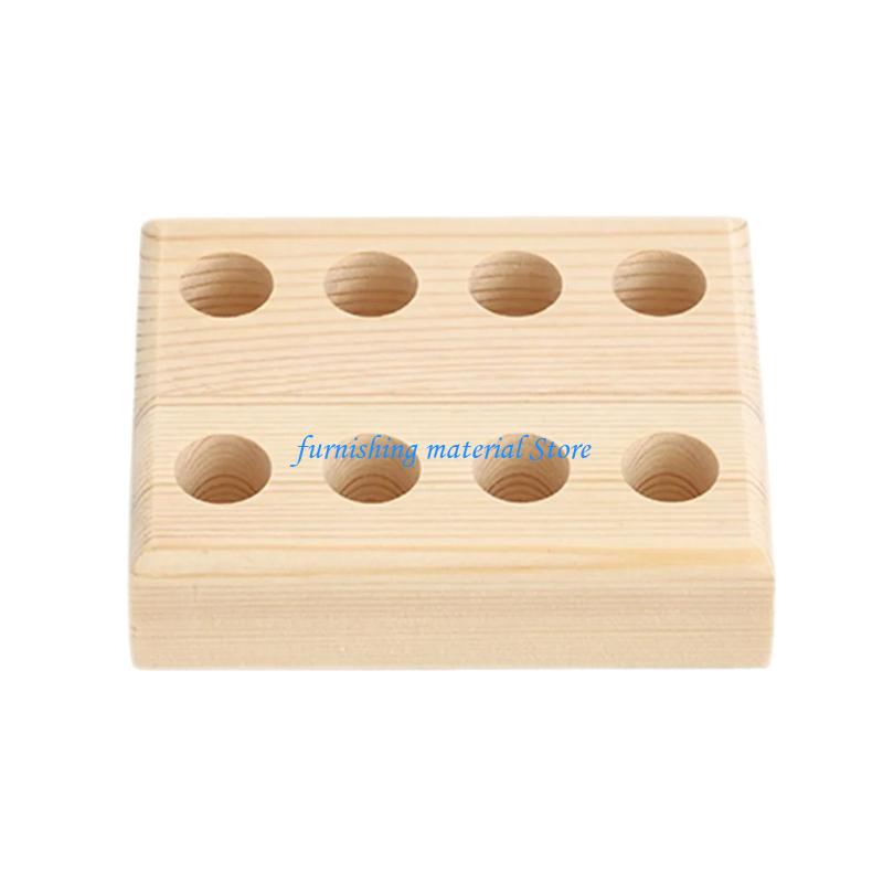 Y5GD Wooden Tool Holder With Multiple Slots For Organizing Pliers Wrenches Rack