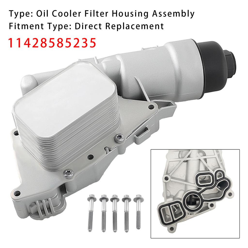 Oil Cooler Filter Housing 11428585235 For Mini Cooper BMW i8 2014-2020