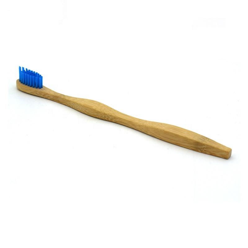 Bamboo Charcoal Toothbrush Wooden Bamboo Natural Coal Soft Bristle Wavy Bamboo Toothbrush