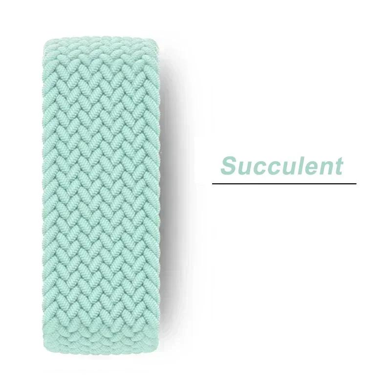 Braided Solo Strap For Apple Watch Band 45mm 49mm 44mm 42mm 41mm 40mm Nylon Correa Bracelet iWatch Series 9 7 SE 6 8 5 Ultra 4 3