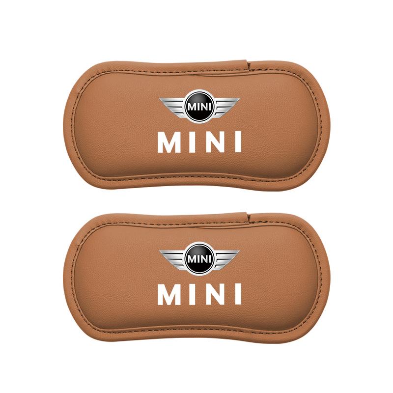 Car Interior Leg Knee Rest Pads Leather Cushion For MINI Cooper R56 F56 R50 JCW Cabrio Aceman Countryman Clubman WORKS Roadster Tnrjc00