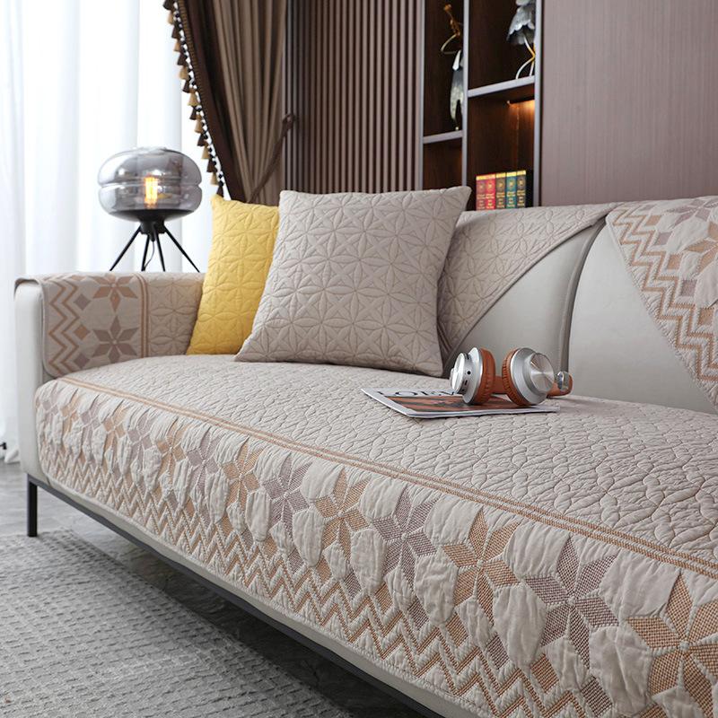 New Bohemia Sofa Protector Cover For Living Room Stretch Sofa Cushion Mat Couch Covers Thicken Plush Chair Sofa Towel Home Decor