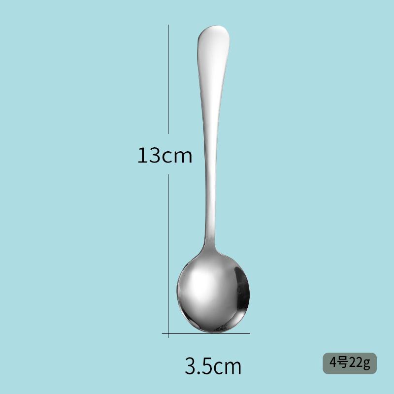 Stainless Steel Tableware Western Knife and Fork Spoon Eating Spoon Soup Spoon Coffee Stirring Spoon Dessert Spoon Steak Knife and Fork