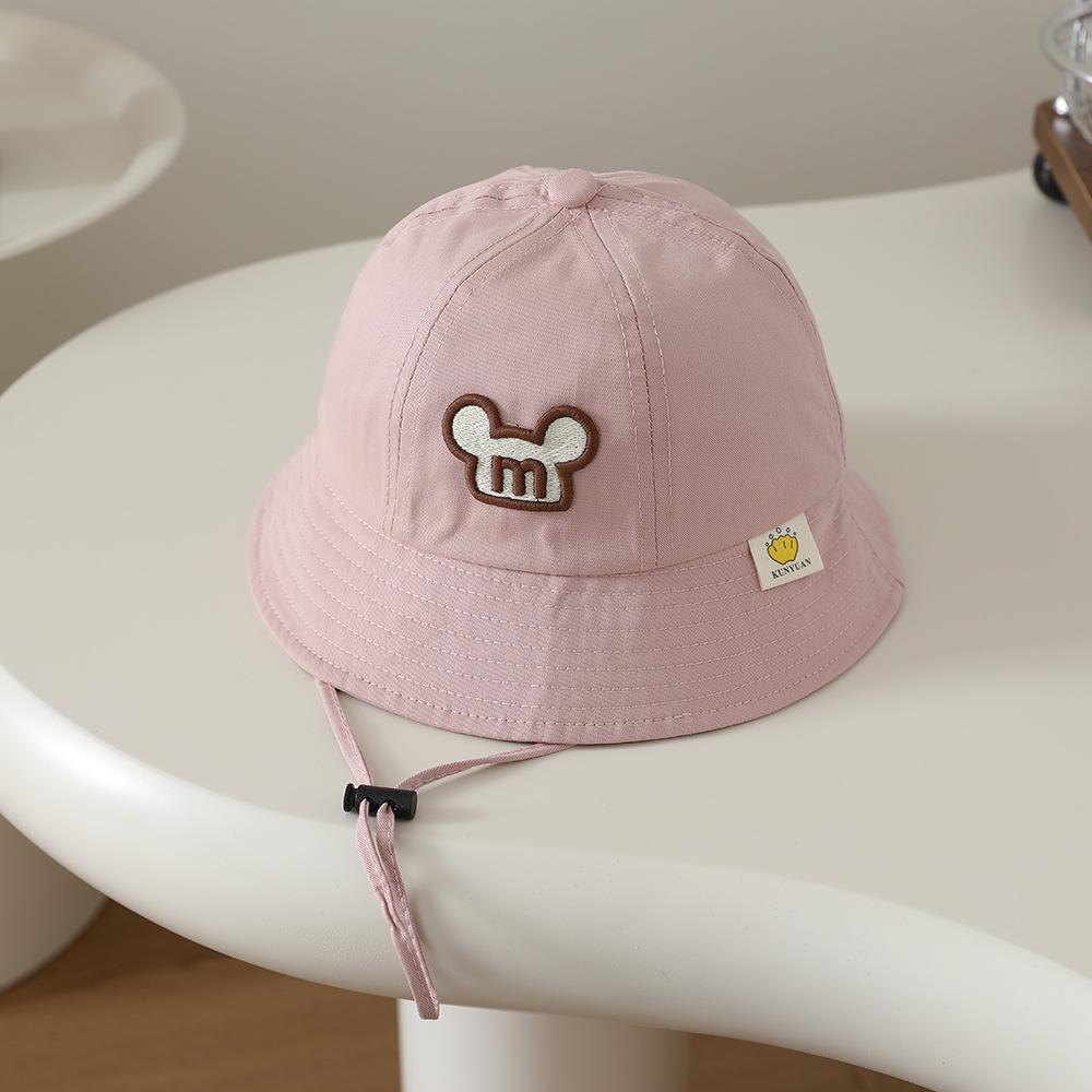 Korean Style Children's Cartoon Wide Brim Fisherman Hat for Spring/Autumn - Trendy Outdoor Sun Protection