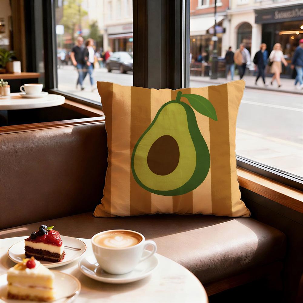 print pattern Avocado print Cushion Cover Decorative Cushion Cushions Covers Cover Sofa 50x50 Pillow 4 Piece 45x45 40x40