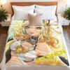 Cartoon Genshin Impact Xilonen Furina Flannel Blanket Cover Warm Soft Anime Blanket Multifunctional Decor Home Universal Blanket