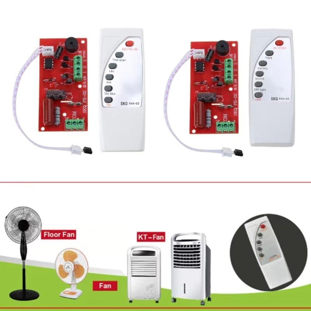 1Set Electric Fan Fan Remote Control Modification Board Control Motherboard  Electronic Component