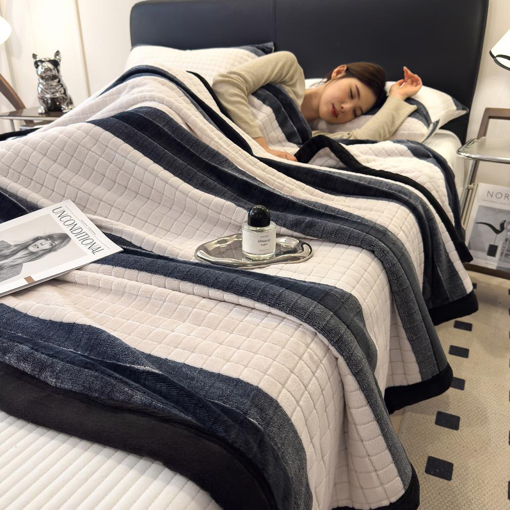 Light Luxury Blanket Color Woven Baoge Jacquard Blanket