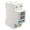 2 Phase DIN Rail Voltmeter Automatic Adjustable Overvoltage Overcurrent Protector Circuit Breaker 12