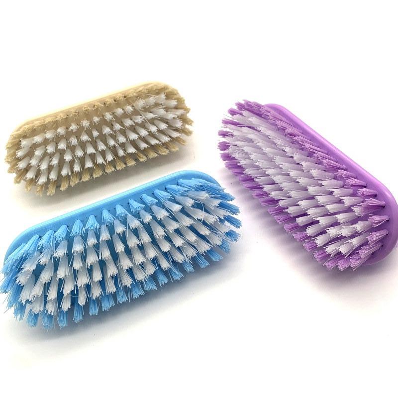 Multi-Functional Long-Handled Laundry and Household Cleaning Brush with Stiff Bristles for Shoes and Surfaces