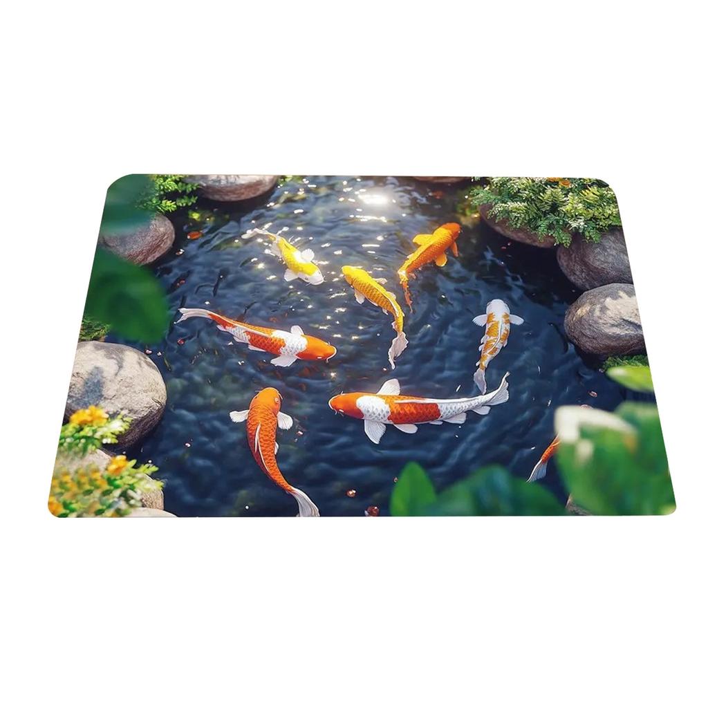 Front Door Mat Indoor Outdoor Entrance, 3D Optical All-Weather Doormat, Optical Rug Ground Crack Rug 3D Rugs, Easy Clean Patio Porch