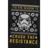 STAR WARS Unisex Erwachsenen Crush The Resistance Dieses Weihnachten Sweatshirt