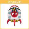 Thick Pvc Children's Inflatable Steering Wheel Rocket Plane Swim Ring Baby Lifebuoy Wholesale
