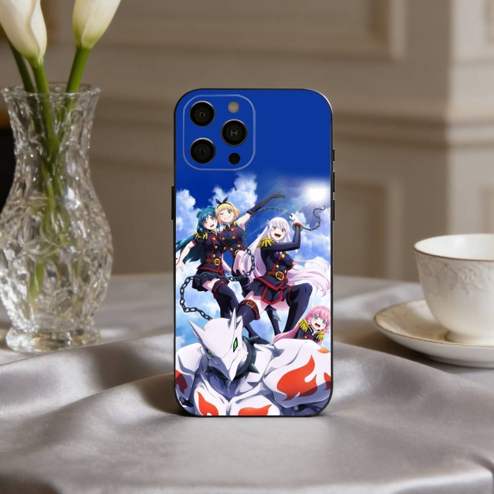 Web Manga C-Chained S-Soldier Phone Case For iPhone 17pro,16,15,14,13,12,11 Plus,Pro Max,XS,Soft Silicone Black Cover