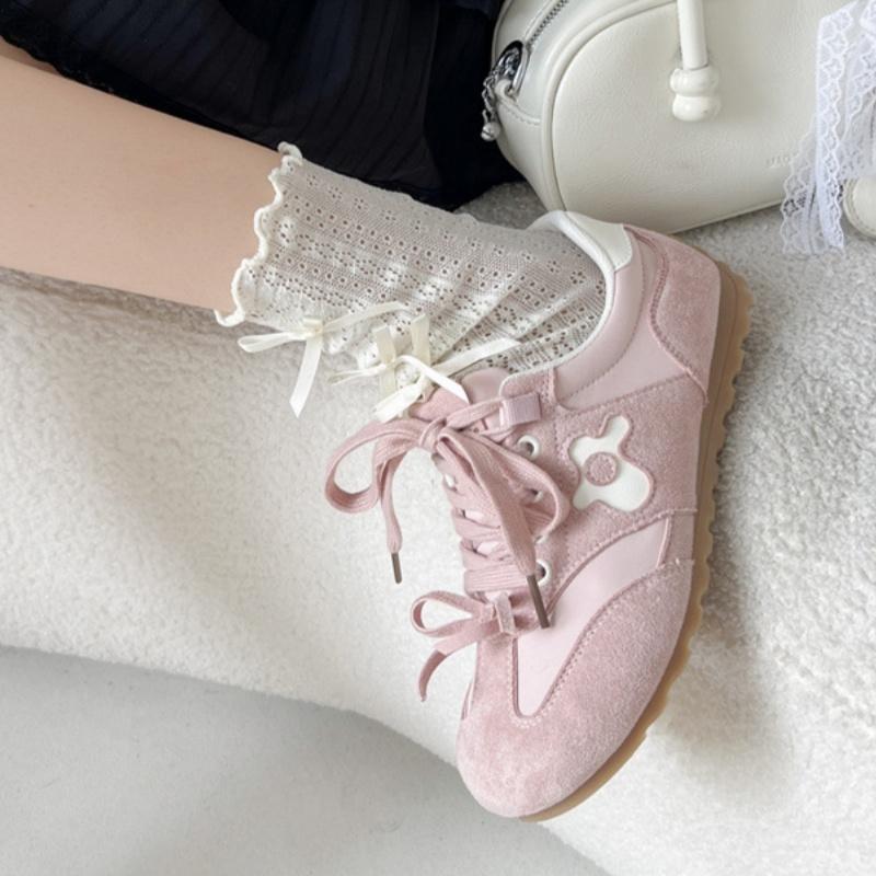 Fashion New Hot Women Shoes 2025 Retro Comfortable Soft Flat Shoes Spring Autumn Casual Shallow Mouth Sneakers German Traning Shoes