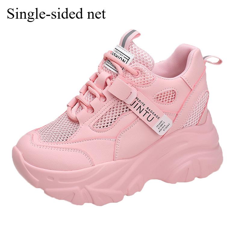 Thick-soled Dad Shoes for Women Summer Fashion Women's Shoes Lace-up Height-enhancing Sports Casual Shoes