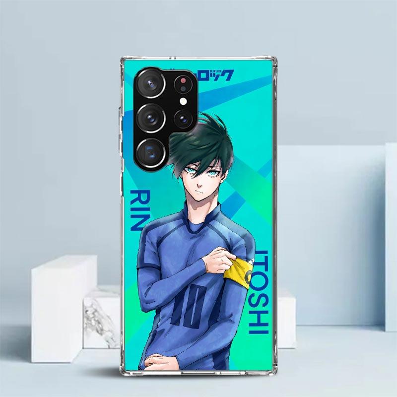 Hot Anime Blue Lock Soft Cover for Samsung Galaxy S25 Edge S26 S24 S23 Ultra Phone Case S22 S21 Plus S20 FE Print Pattern Shell