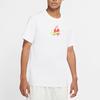 Nike T Shirts Men's White Crew Neck Moderate Straight Fit DD8472-100
