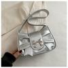 Trendy Bow Shoulder Bag for Women, Handbag, Casual Underarm Bag, Daily Commuting Bags, PU Leather, Banquet Bag, Business