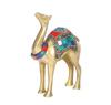 Original Brass Camel Showpiece, Camel Statue For Home Decor, Multi - 6 Inches