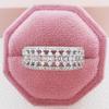 Exquisite Women's Copper-Plated White Gold Openwork Ring