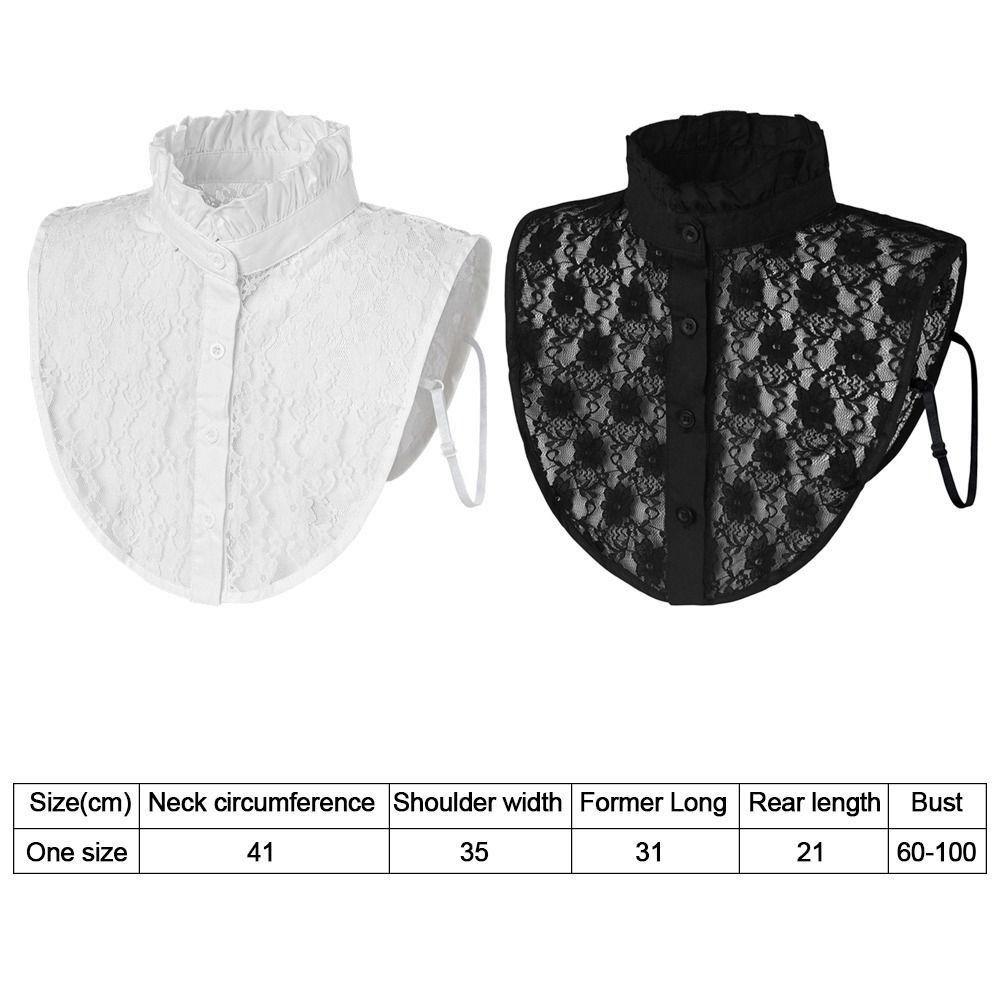 Multifunctional Lace Collar Lace Design Shirt Collar Fashion Detachable Collar  Women's