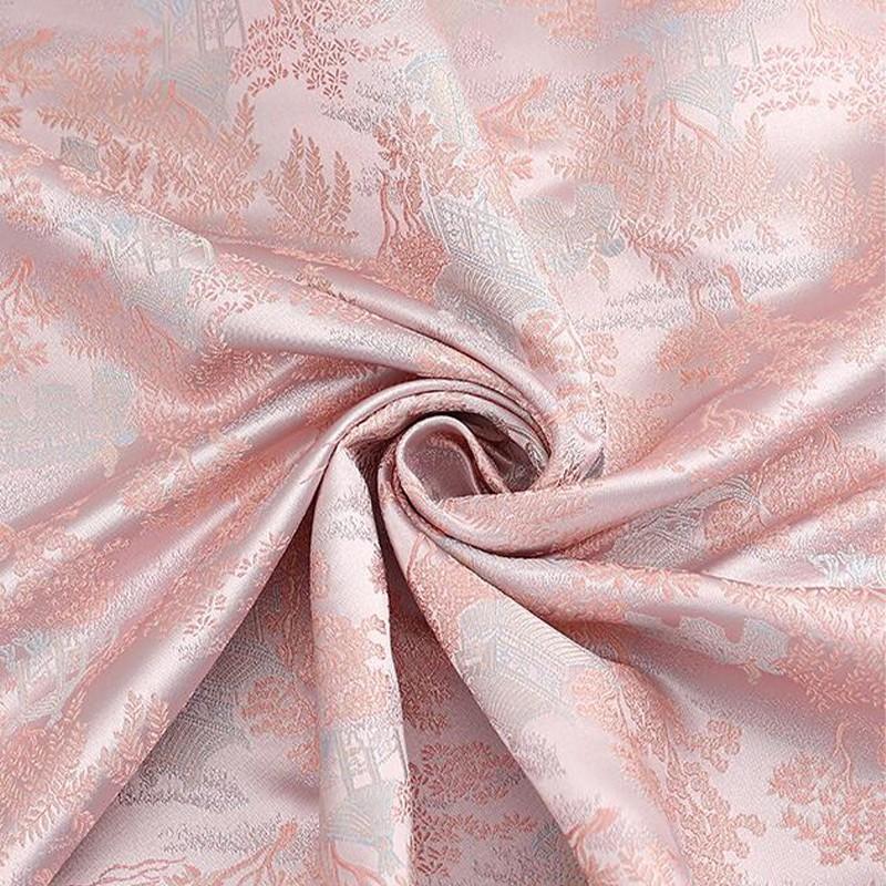 100x150cm Brocade Jacquard Fabric Satin Clothing Hanfu Sewing Fabric Cloth DIY Material Dress Hanfu Pajamas Clothes Supplies