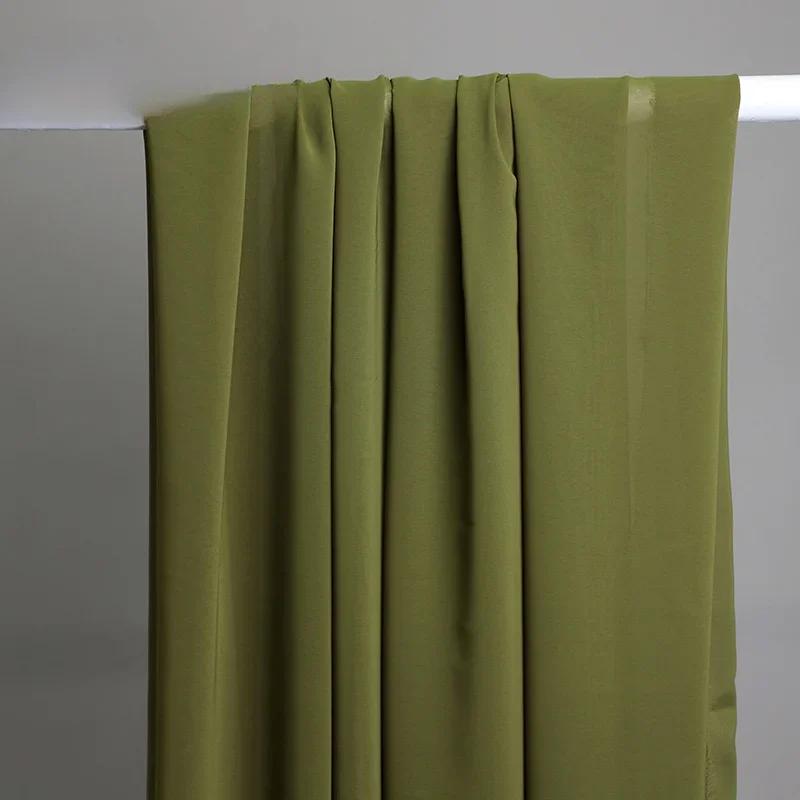 100x150cm Chiffon Fabric Clothing Wedding Decoration Avocado Green Sage Mint Yarn Layout Gauze DIY Home Deco Dress Material