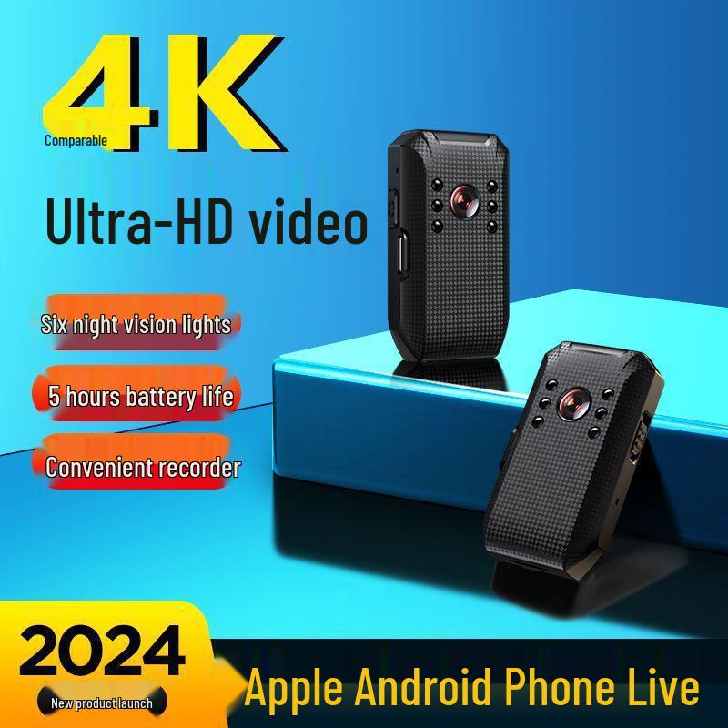 High-Definition Sports Collar Camera - Portable Thumb Video Recorder