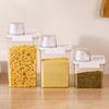 Transparent Measuring Cup Grain Sealed Storage Jar Multipurpose Large Capacity Bottles For Cereal Mung Beans