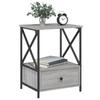 VidaXL Tables de chevet 2 pcs sonoma gris 50x41x65 cm bois ingénierie 826090