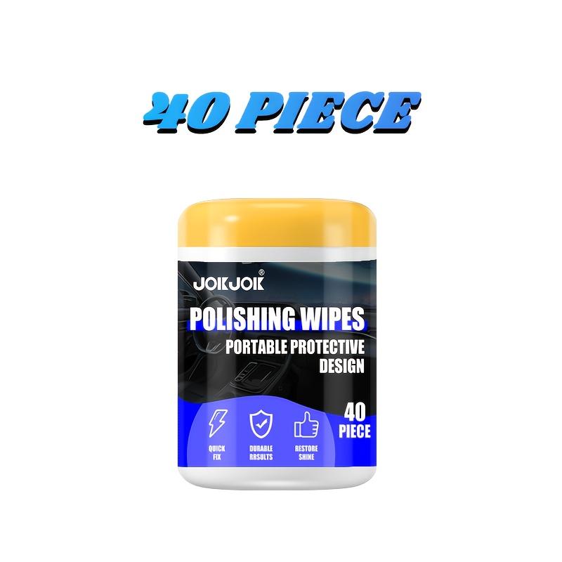 

Premium Automotive Plastic Refurbishment Wipes - Repair Wheel Arch Side Panel Scratches, Polished Interior Leather, Dashboard