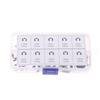 120PCS Black Stainless Steel Retaining Circlip Set Snap Ring E-Clip Washer Assortment For Shaft Fastener M1.5-M10