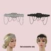 Gatsby Great The Flapper Headband Retro Rhinestone Tassel Bride Accessories Hair