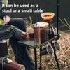 Metal Camping Folding Telescopic Stool Multi-use Tactical Mini Desk Chair Adjustable Outdoor Gear Portable Support Stand