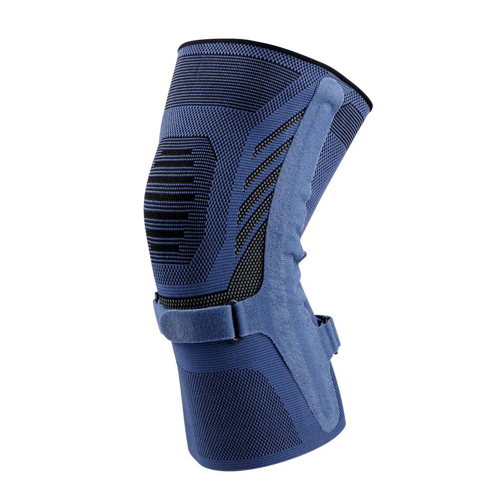 

Спортивные наколенники Баскетбол Футбол Ремни Наколенники с мениском под давлением Наколенник для коленного сустава Спортивные наколенники Регулируемые ремни для надколенника XL code синий