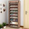 Multi-Layer Steel Shoe Rack: Dustproof, Economical Storage Solution for Dorms and Homes