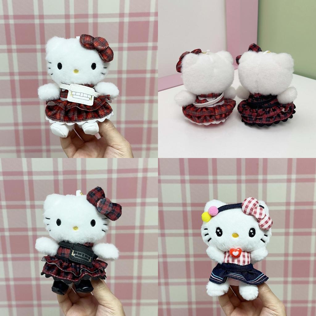 Plush Toy With Denim Pattern And Cartoon Design For Kids Gift
