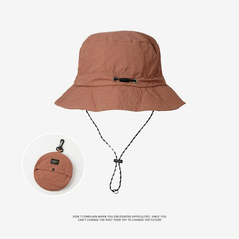 Summer Sun Protection Waterproof Fisherman Hat Bucket Camping Hiking Mountaineering Cap Foldable Storage Bag