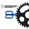 Light Weight Bicycles Chainwheel Wear Indicators Chainring Measurement Device For Hassle Frees Inspection On Outdoor
