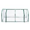 Außenpflanzenabdeckung Rahmen Abnehmbar Stahl Reißverschluss Garten Gewächshaus PVC Warm Garten Haushalt Pflanzen Gewächshausabdeckung