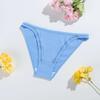 Ladies Spring and Summer New Lace Cotton Pull Needle Double File Belly Breathable Low Waisted Briefs