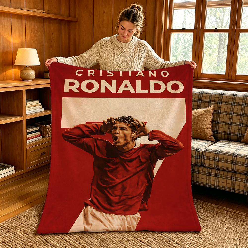 Sports C-Cristiano Ronaldos Throw Warm And Soft Suitable For Bedroom Living Room Sofa Bed Office Travel Camping