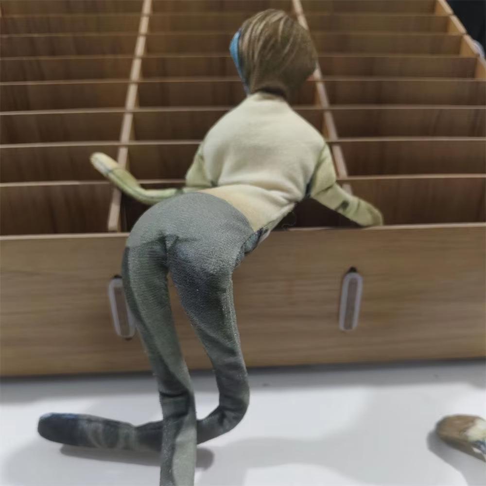 Anime Death Yagami Light Cosplay Dolls Plush Stuffed Abstract Twistable Iron Wire Figure Doll Halloween Room Accessories