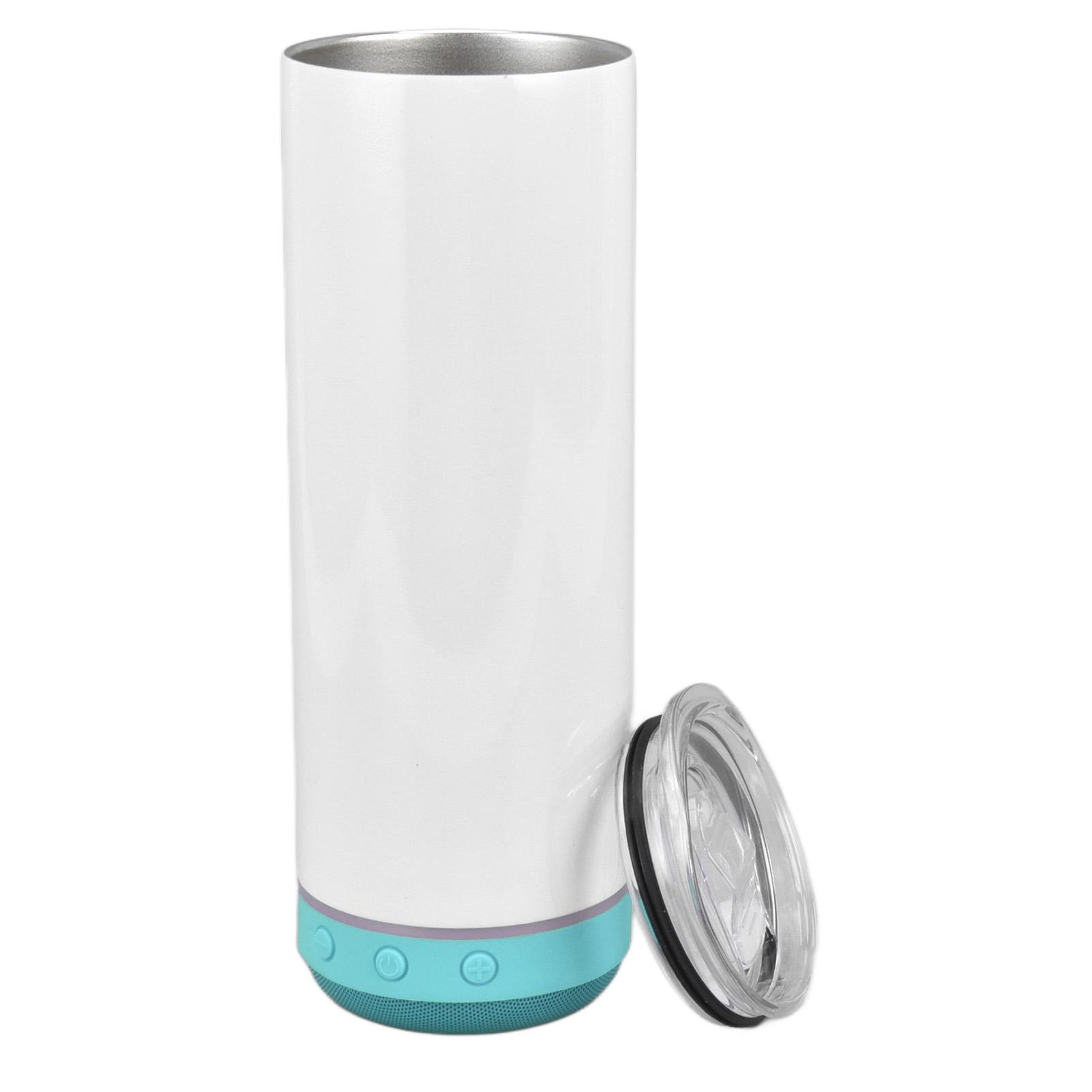 Speaker Cup 20oz Portable Detachable Stainless Steel Sublimation Music Insulated Bottle