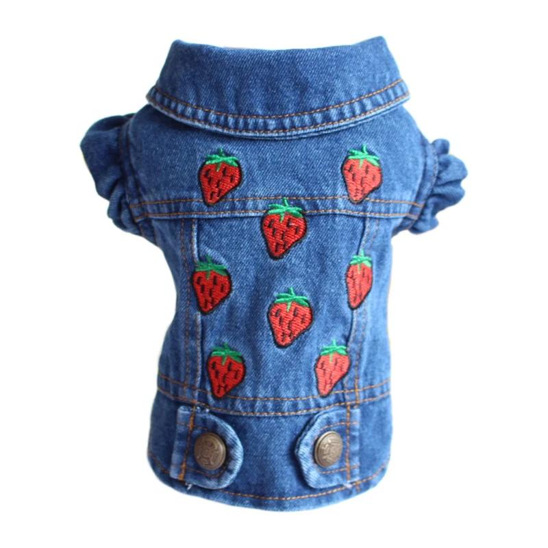Wear-resistant Denim Chihuahua Dog Clothes Summer Puppy Sleeveless Shirt for Small Medium Dogs Yorkshire Outfit Multiple Options