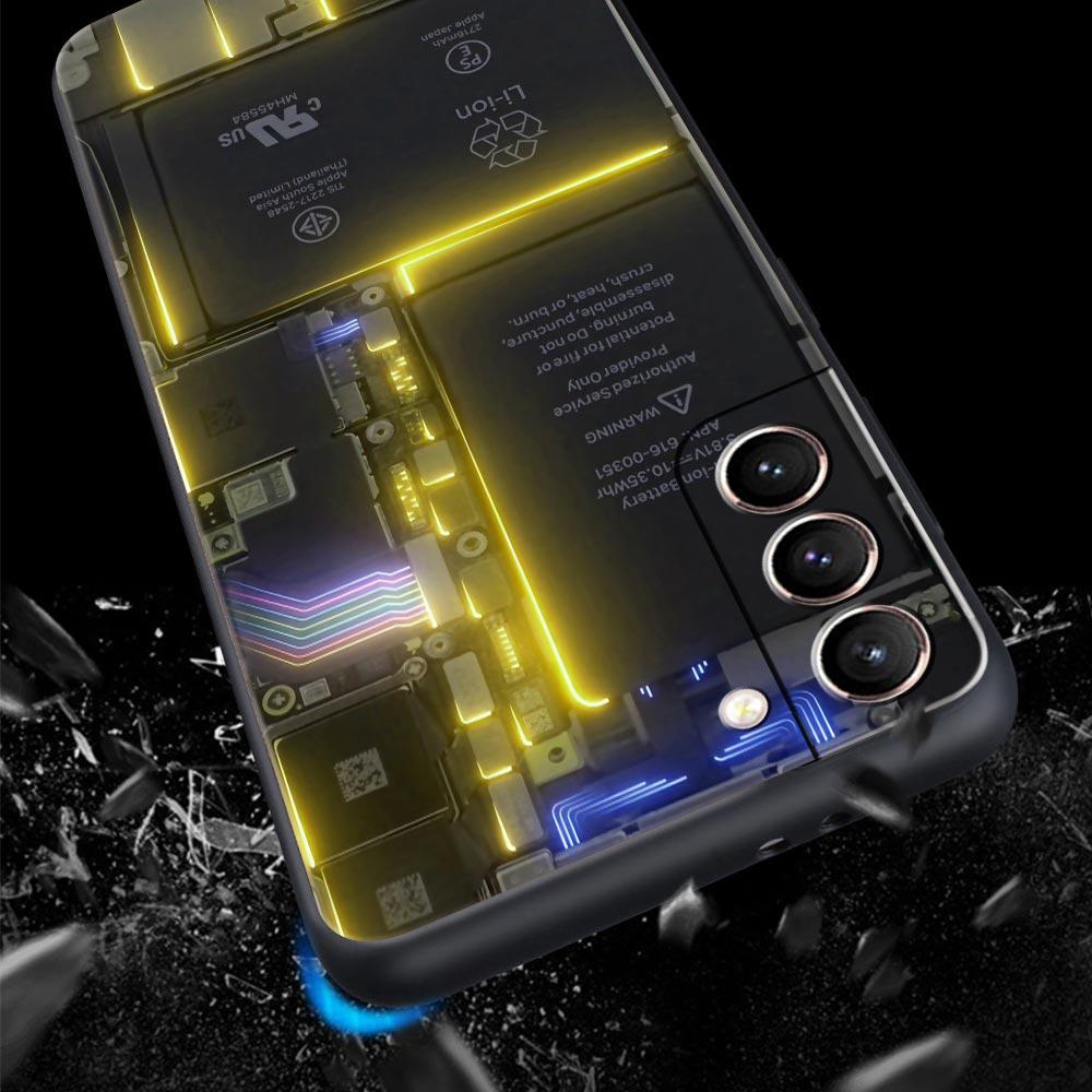 Main Circuit Board Pattern Phone Case Cover for Samsung Galaxy S26 S25 S24 S23 S22 S20 S21 FE Ultra S25 Edge Plus Soft TPU Shell