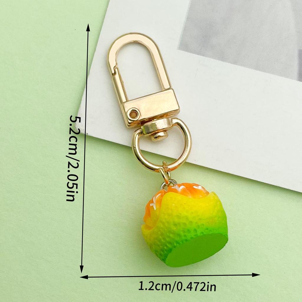 Smiley Cherry & Clover Keychain Pendant for Backpack & Earphone Case