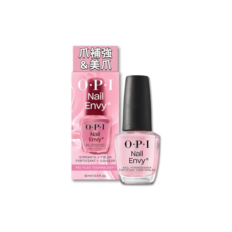 Nail strengthening agent, nail growth tonic, nearly transparent pink, 15mL (Nail Envy NT223)
